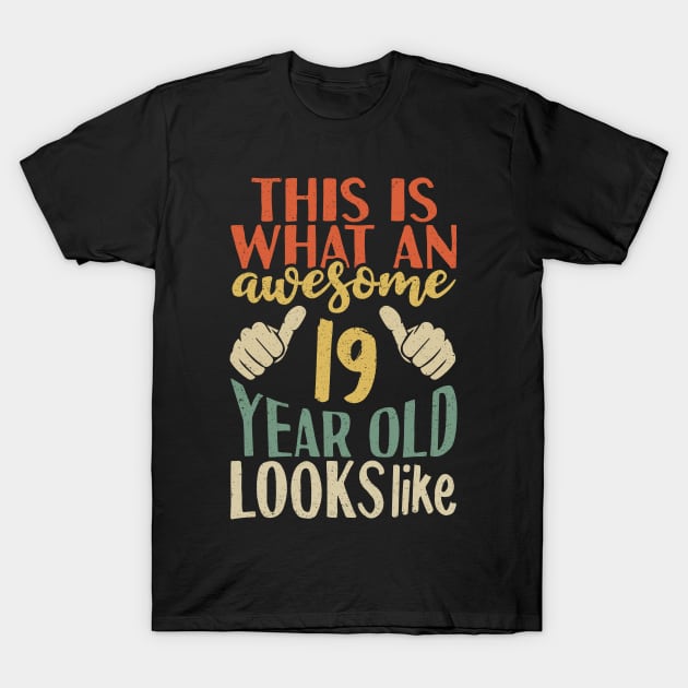 This is What an Awesome 19 Year Old Looks Like T-Shirt by Tesszero